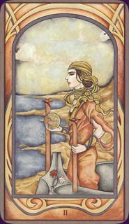 Fenestra Tarot Two of Wands Card