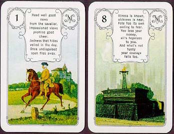 Mlle. Lenormand Fortune Telling Cards