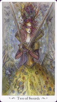 Paulina Tarot Two of Swords Card