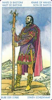 Universal Tarot Page of Wands