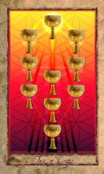 Cards from Ten of Cups