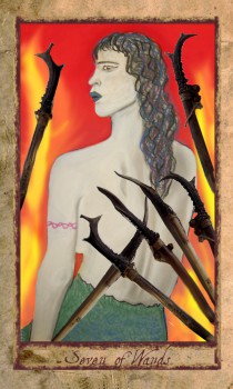 Cards from Seven of Wands